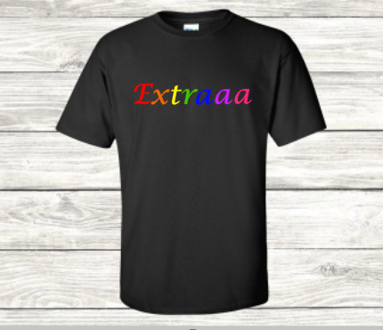 Extraaa Rainbow Unisex Short Sleeve T-Shirt