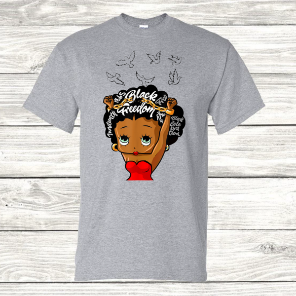 Juneteenth Black Women Queen Unisex Short Sleeve T-Shirt