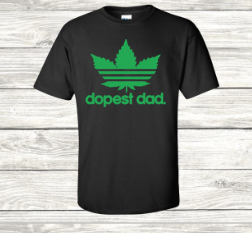 Dopest dad Adult Unisex Short Sleeve T-Shirt